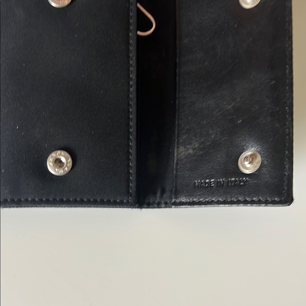 Authentic Vintage Prada Black Key & Card Holder Nylon - Picture 2 of 5